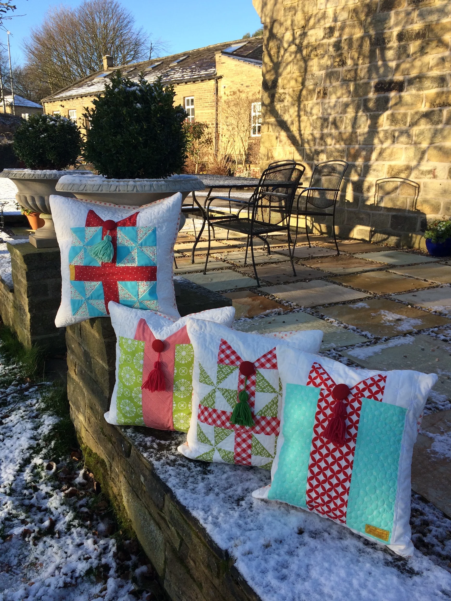 xmas quilt cushions.JPG