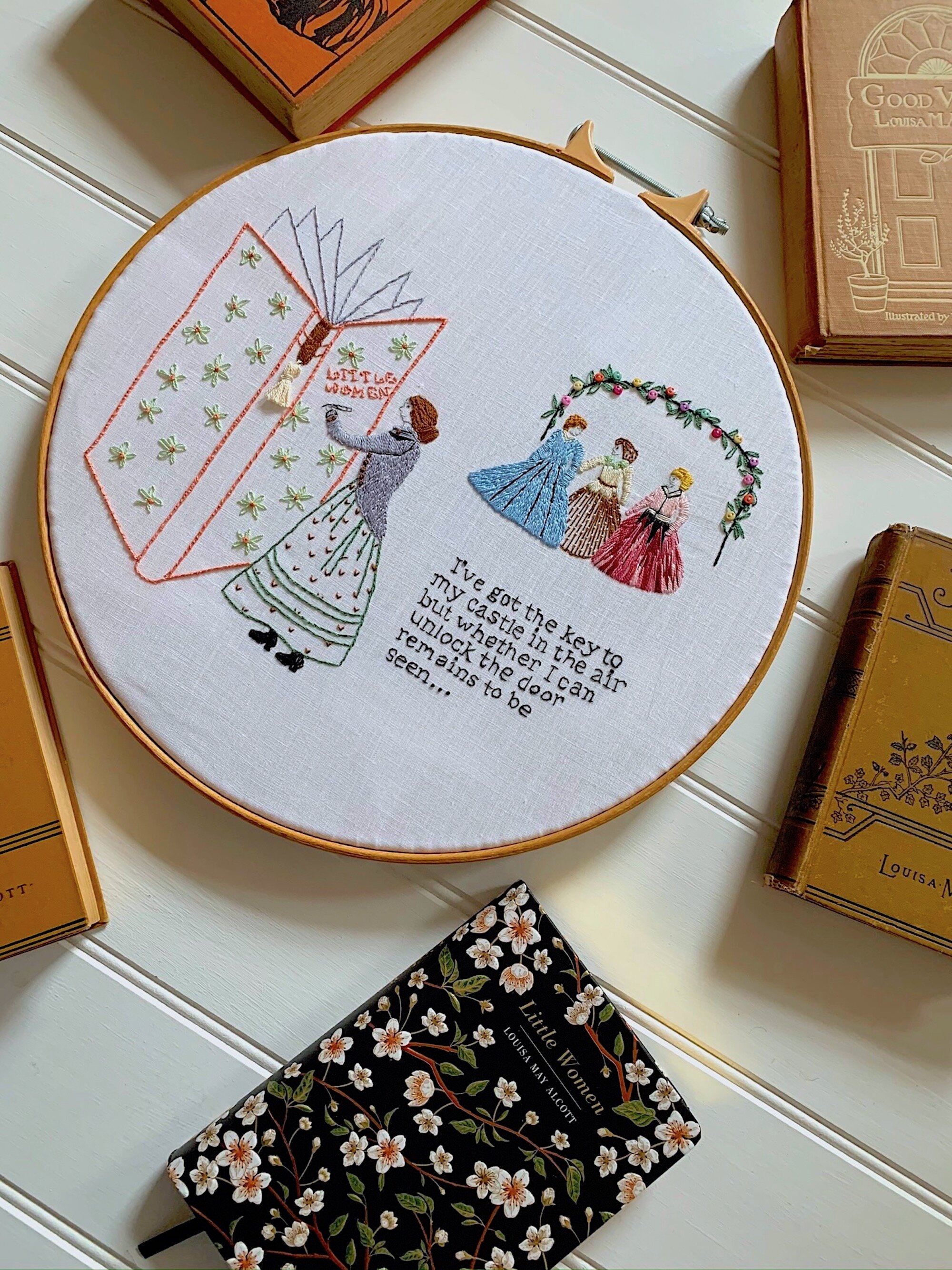 Little Women embroidery and books copy.jpg