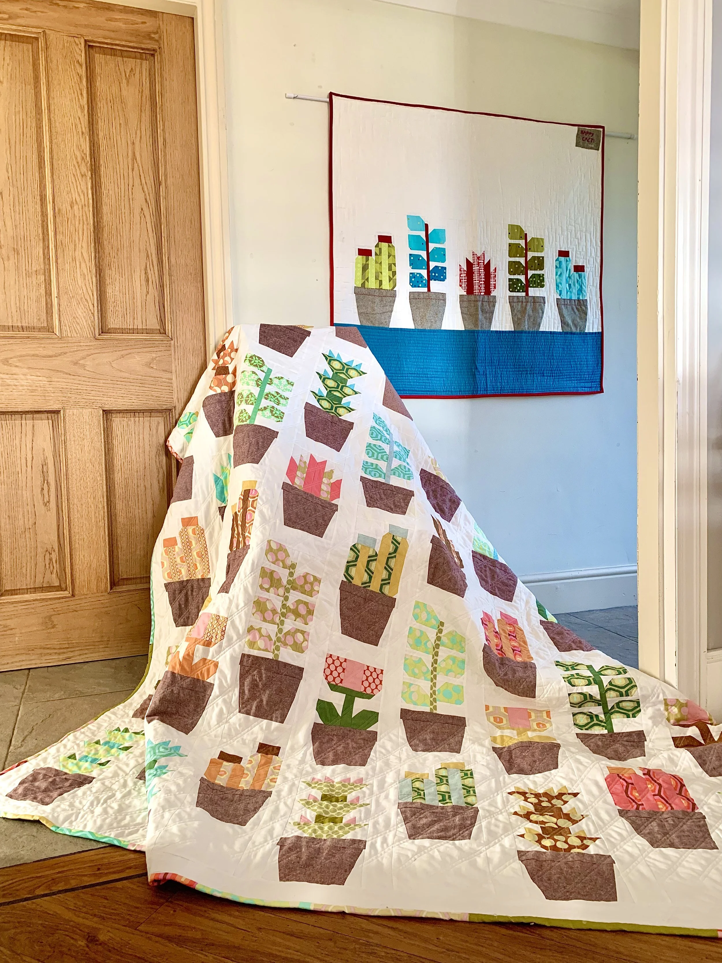 Making the Greenhouse Quilt by Elizabeth Hartman