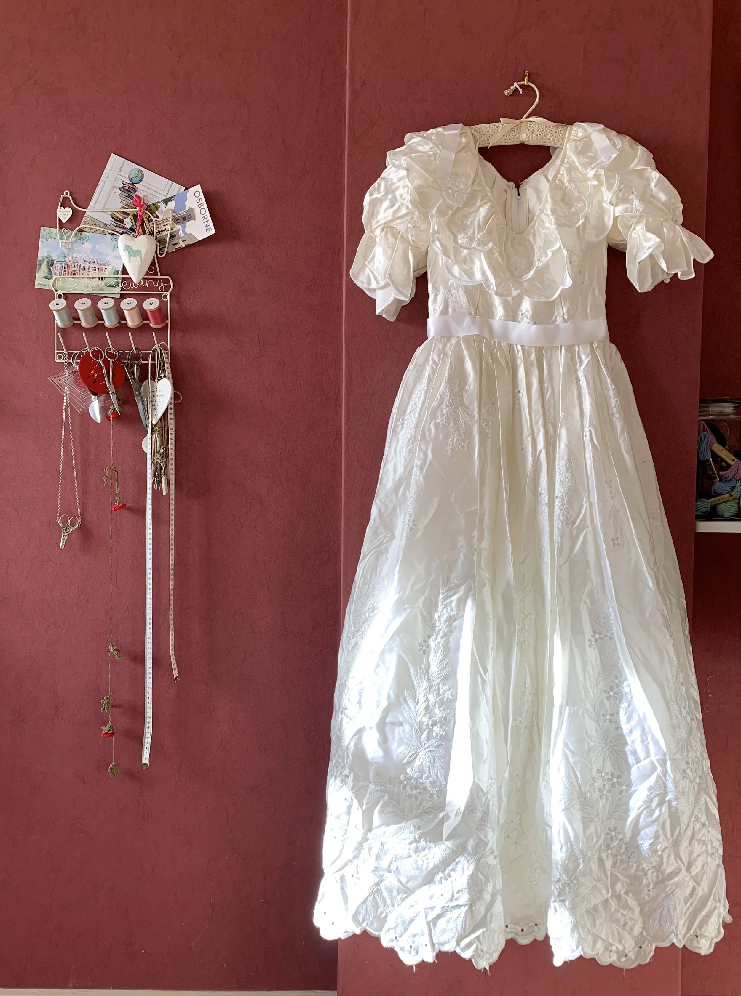 What I did with my 1987 Wedding Dress!