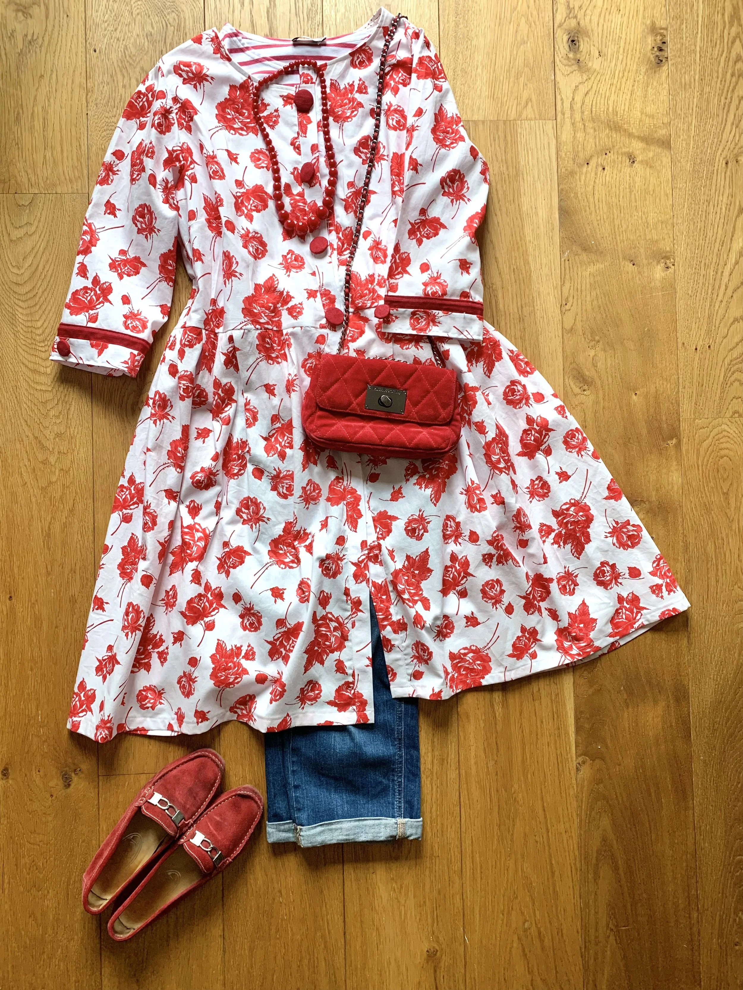 Making a floral Duster Coat
