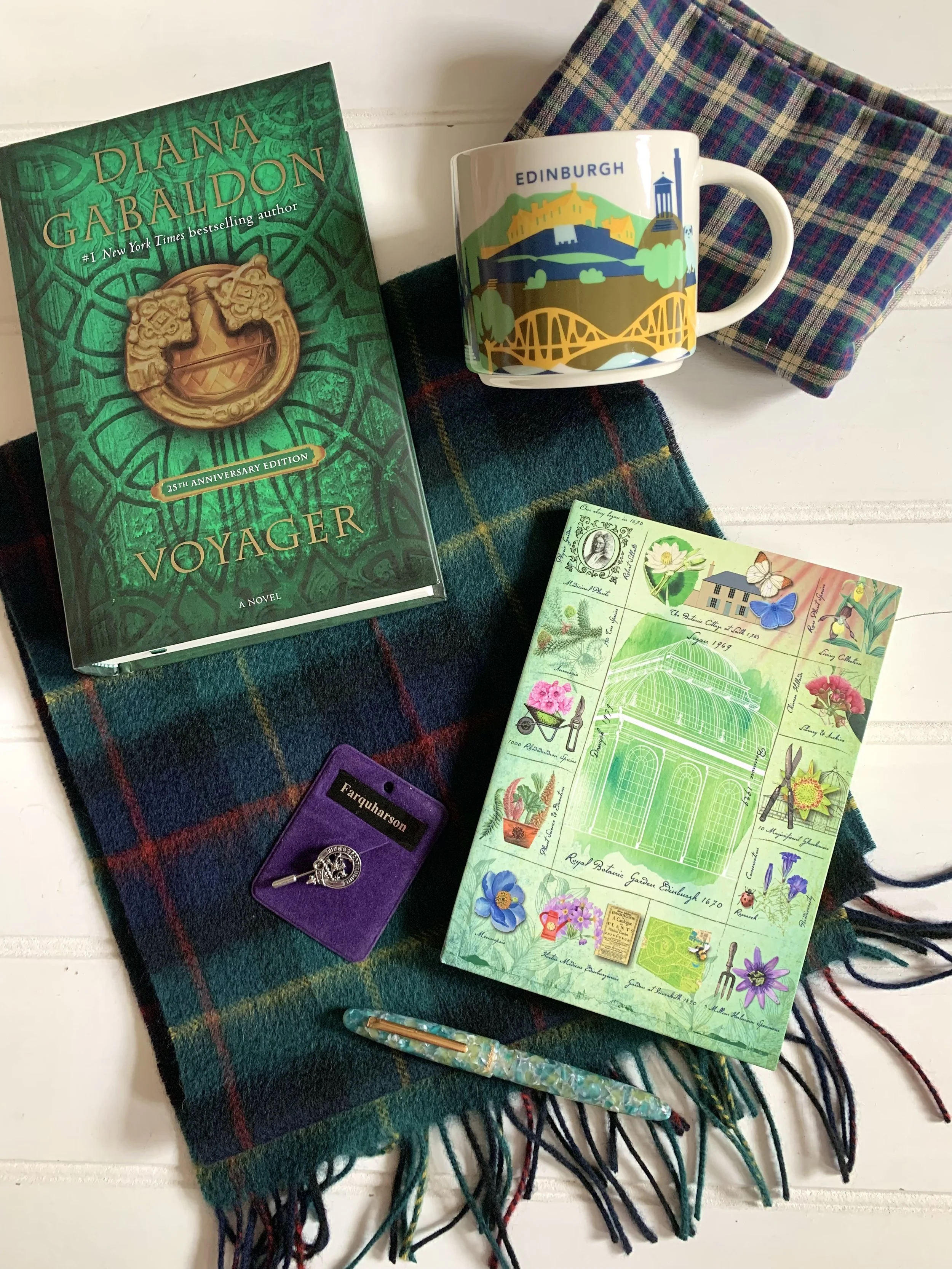 Visiting Edinburgh and a new 'Hiking Days' embroidery pattern try out