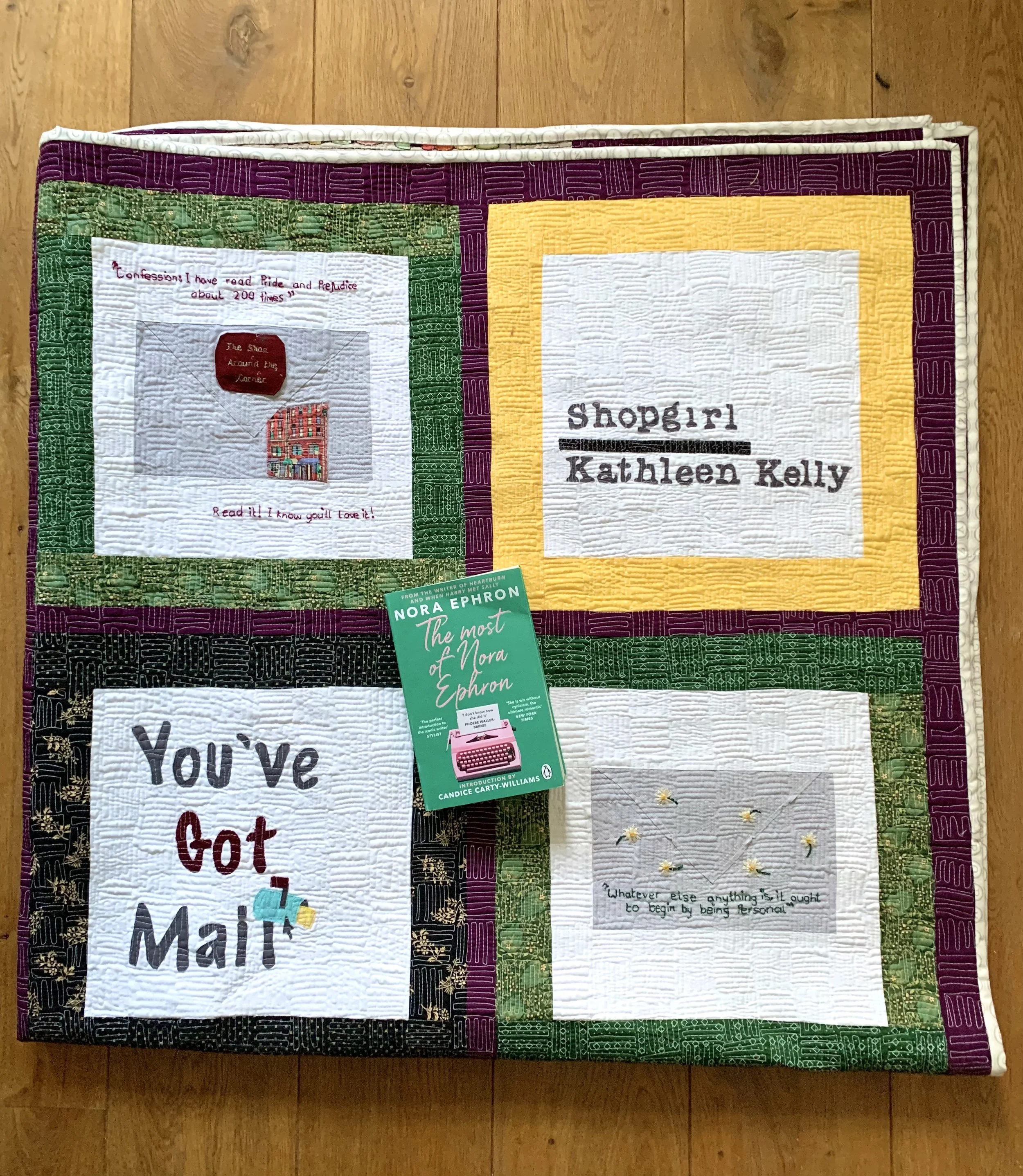 Making the You've Got Mail quilt