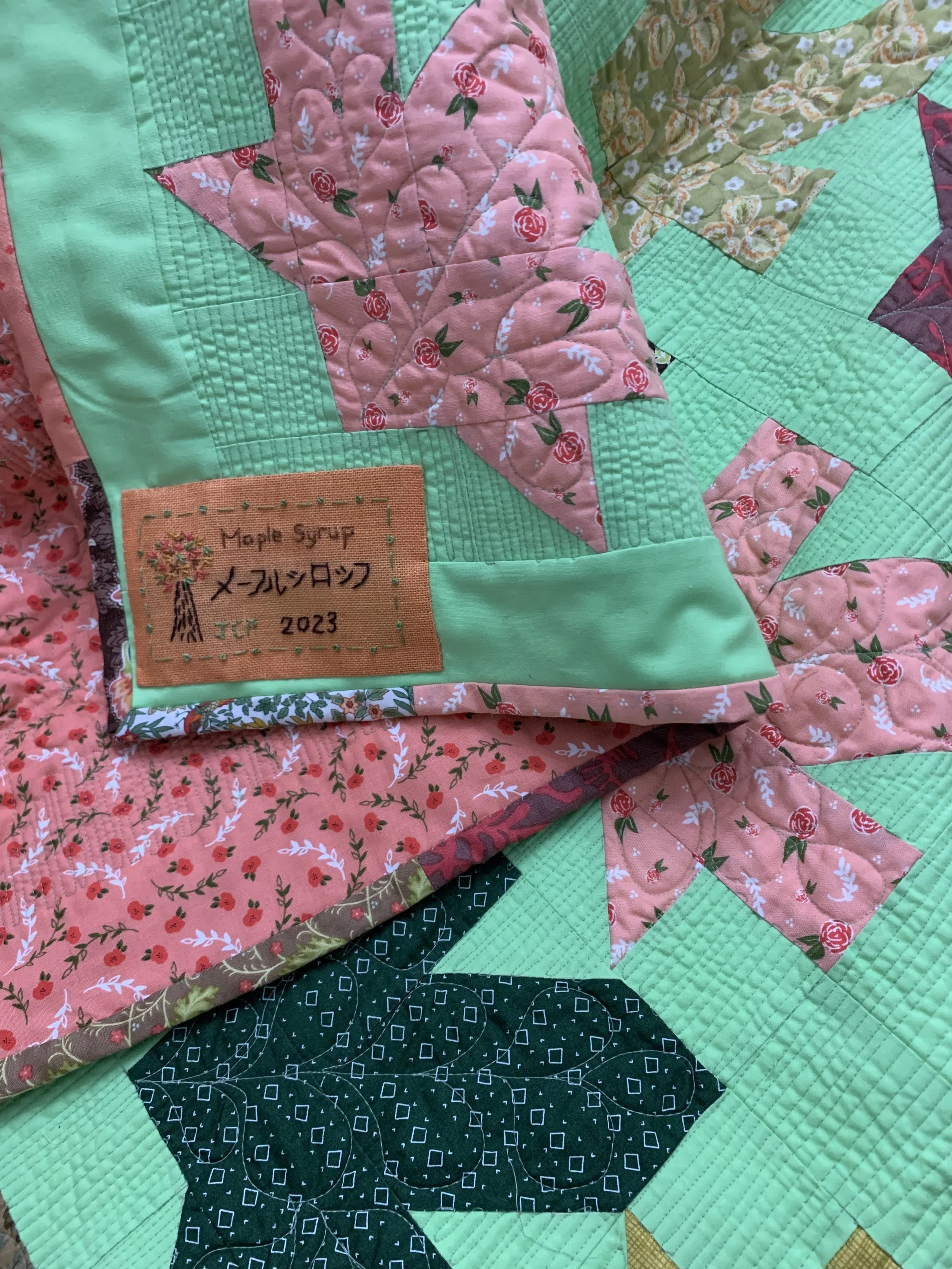Making a Maple Leaf Quilt