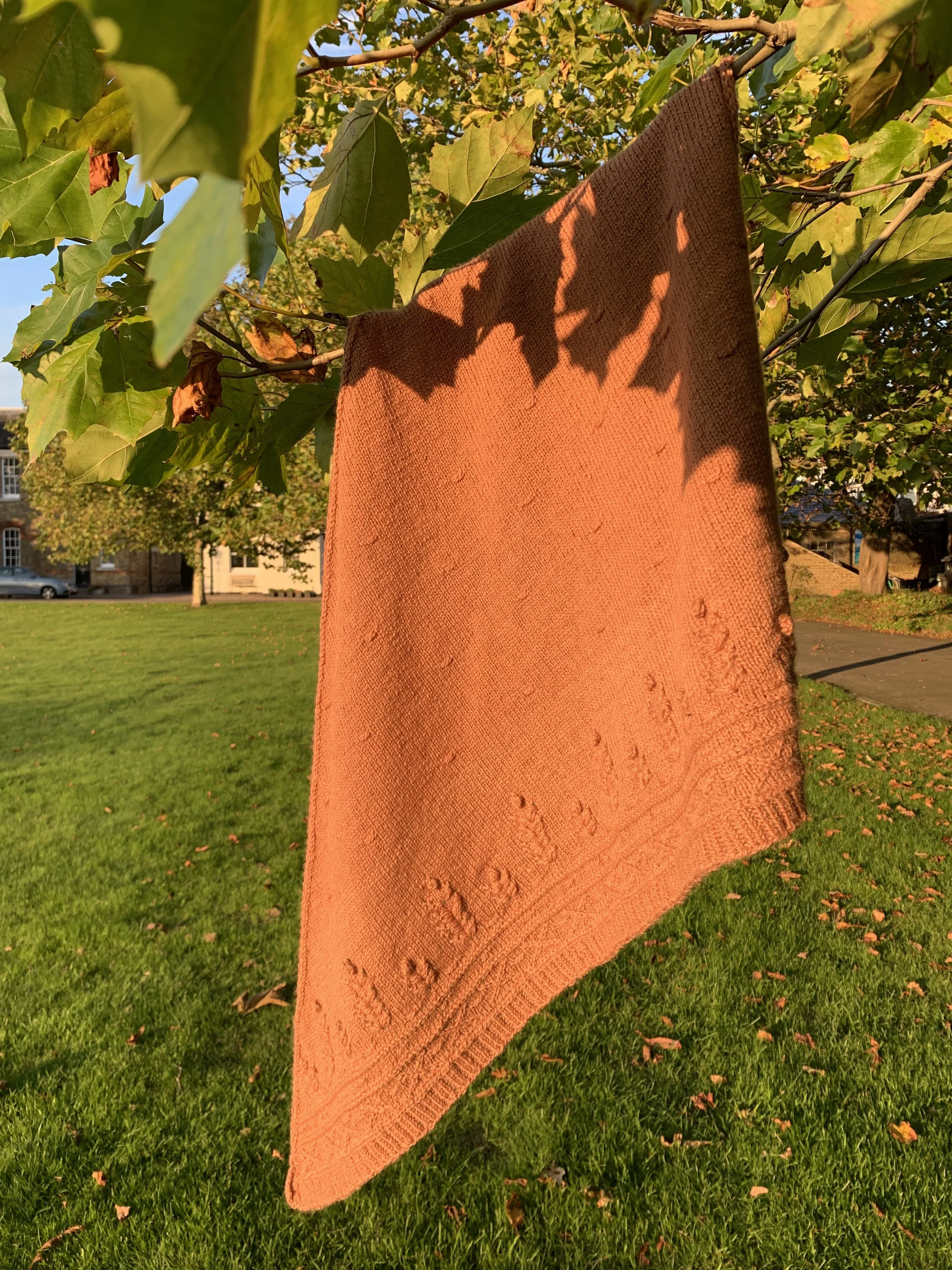 Making the Briar Shawl