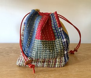 Making a Boro inspired Kinchaku bag — Ruby Seppings