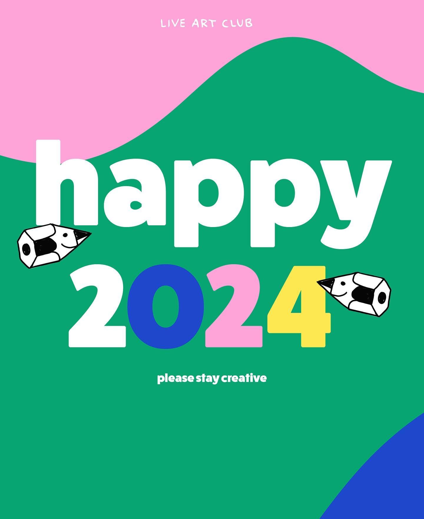 💕 A CREATIVE HAPPY 2024 💕 wir sind so gl&uuml;cklich f&uuml;r all euren kreativen Support, eure Workshop Teilnahme und all die wunderbaren Projekte, welche wir 2023 zusammen mit euch umsetzen durften. ✌️☺️

Wir freuen uns auf 2024 mit euch! 💗
-
#l
