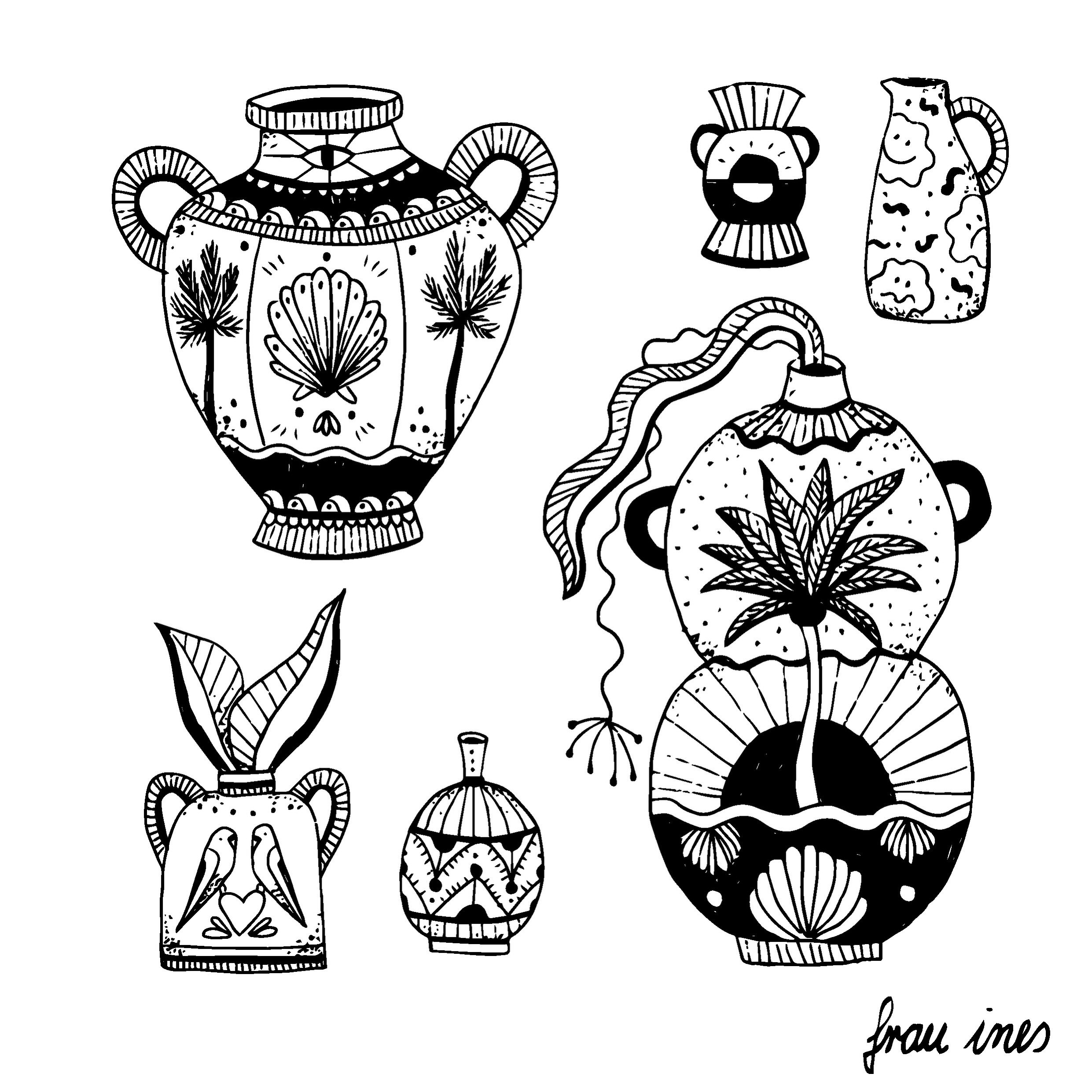 Third #newflash for you 🌞🏺🌴
It&rsquo;s all about big summer vases 💞

⫸ 
Booking info: If you are interested in one of these #frauineswannados and want to get inked, please email me on Thursday 09.05.| 12h 🫶🏻 #nodms 

The following information m