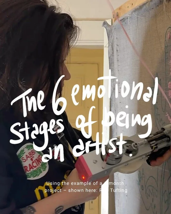 If you know you know 🤌🏻🎢😮&zwj;💨

#beeinganartist #artistlife #rugtufting