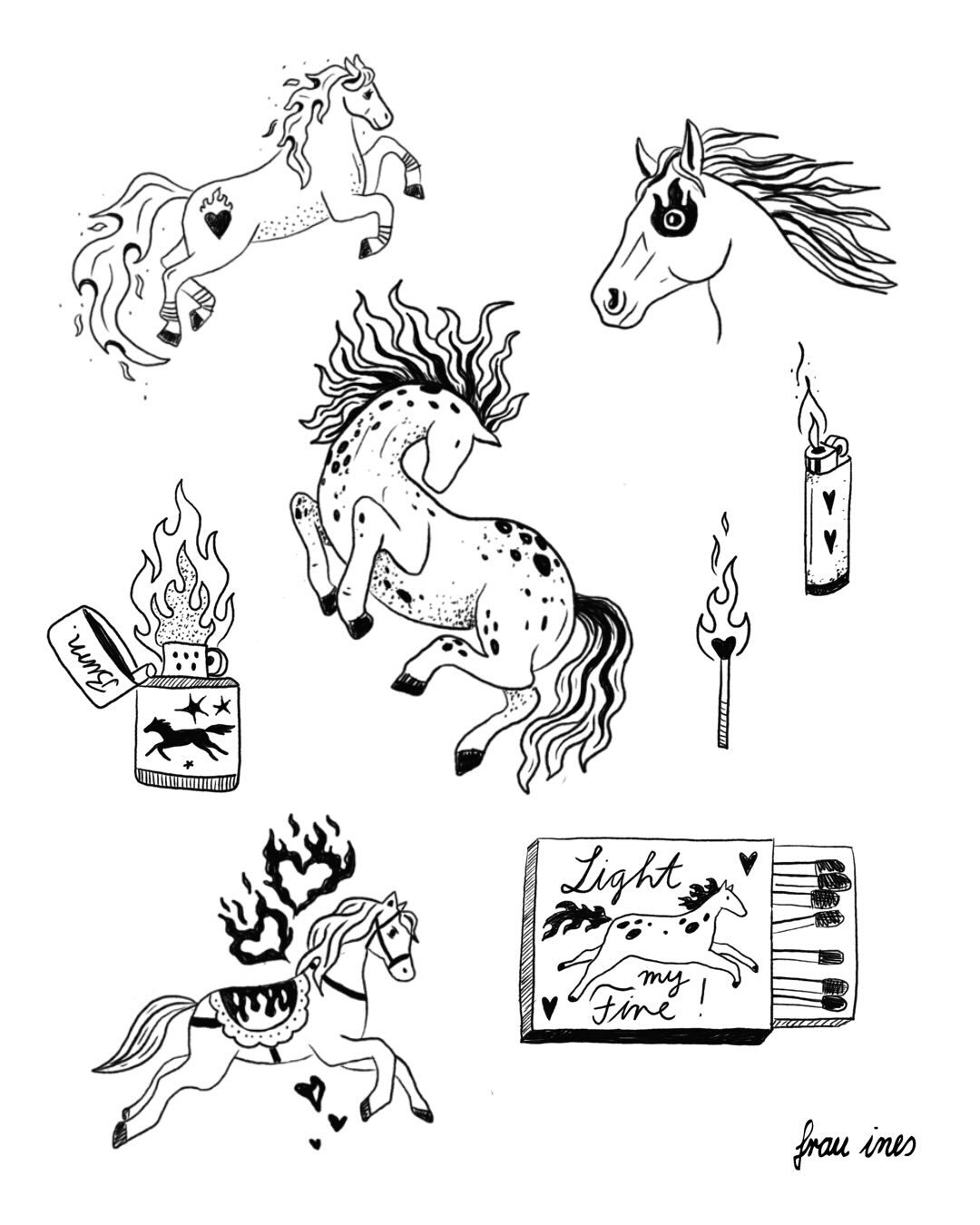 Happy #firehorse year 🔥🐎🔥

NEW FLASH❤️&zwj;🔥
All available via email 💌 hello@frau-ines.de

#frauineswannados #firehorse2026 #firehorseenergy