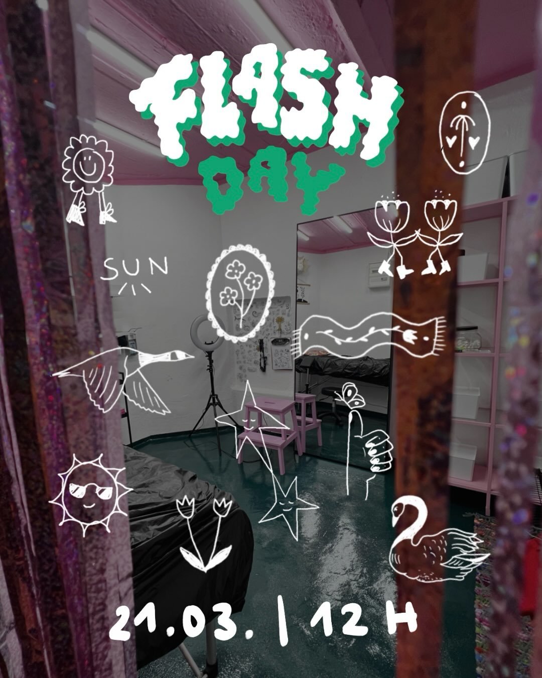FLASH WALK-IN im @heydu.store mit Tattoos und local Shopping 🙂&zwj;↕️🤌🏻

Diesen Samstag den 21.03. k&ouml;nnt ihr euch spontan ein kleines feines Flash Motiv im @heydu.store stechen lassen - swiped f&uuml;r mehr Motive!

Der Walk-in-day startet ab