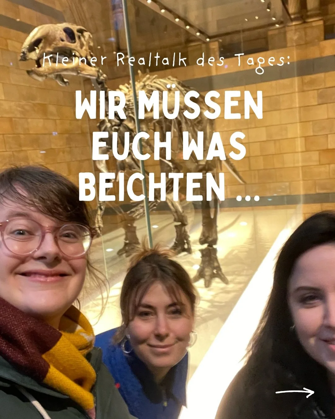 Sowas passiert uns nicht nochmal 👀🤞

Wir freuen uns auf euch in Kiel! 🫶✨

Und wenn ihr nicht aus Kiel seid, nennt uns mal eure Lieblingsmuseen f&uuml;r einen Workshop bei euch in der N&auml;he 🐚🦖🗿✨