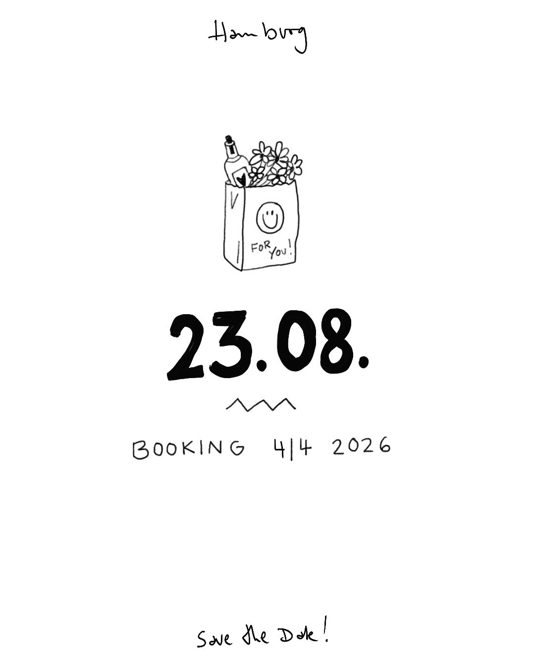 SAVE THE DATE 💞
Bookings are opening for the fourth quarter of 2026 in Hamburg on Sunday 23.08. 🙂&zwj;↕️

⫸ 
Booking info: If you want to get inked in the fourth quarter of 2026, please send me an email from Sunday, August 23. From then on I will o