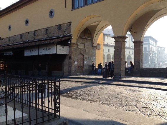 Morgenstemning på Ponte Vecchio