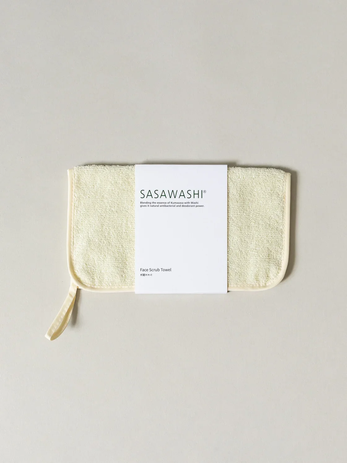 Sasawashi Face Scrub Towel
