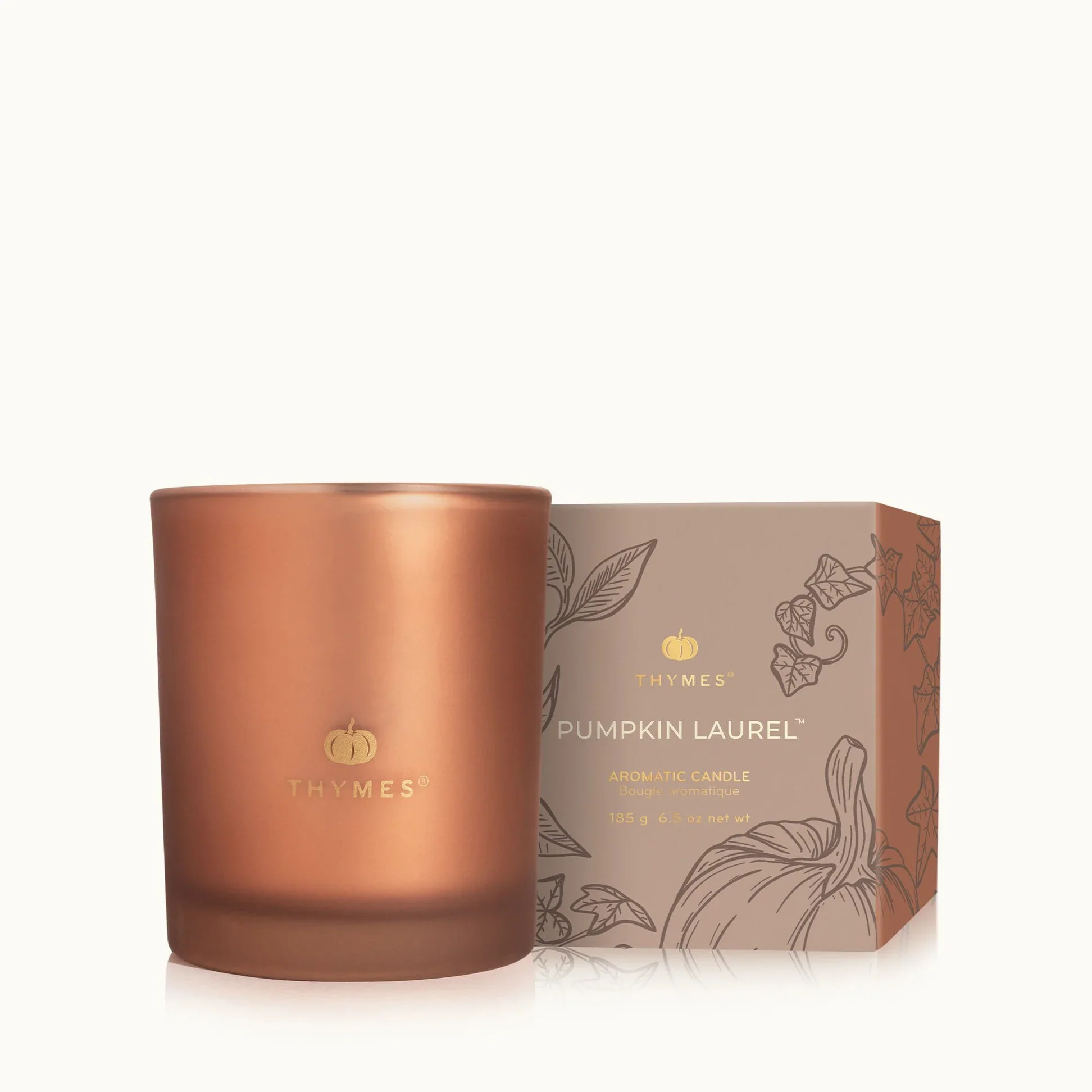 THYMES Pumpkin Laurel Aromatic Candle