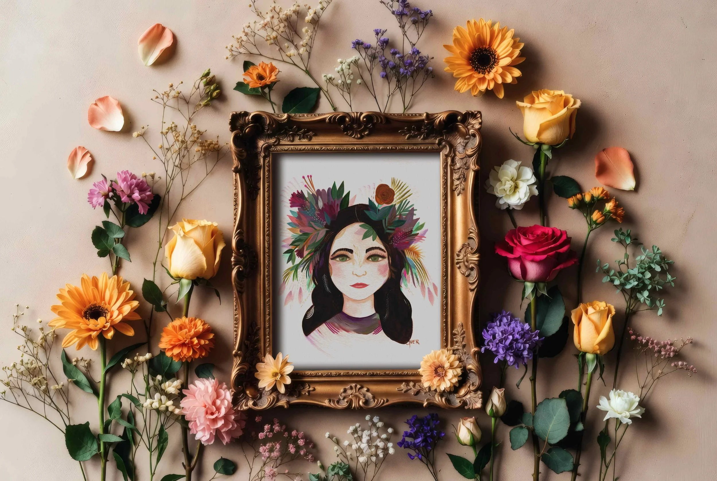 Custom Brave Girl Portraits