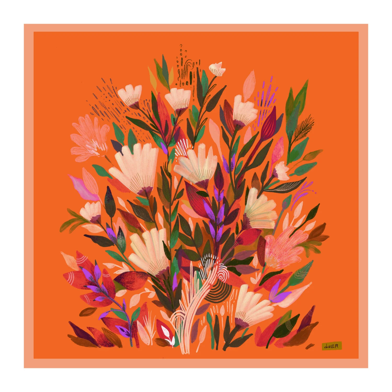 Orange Blossom Art Print — DANIELLE DUER