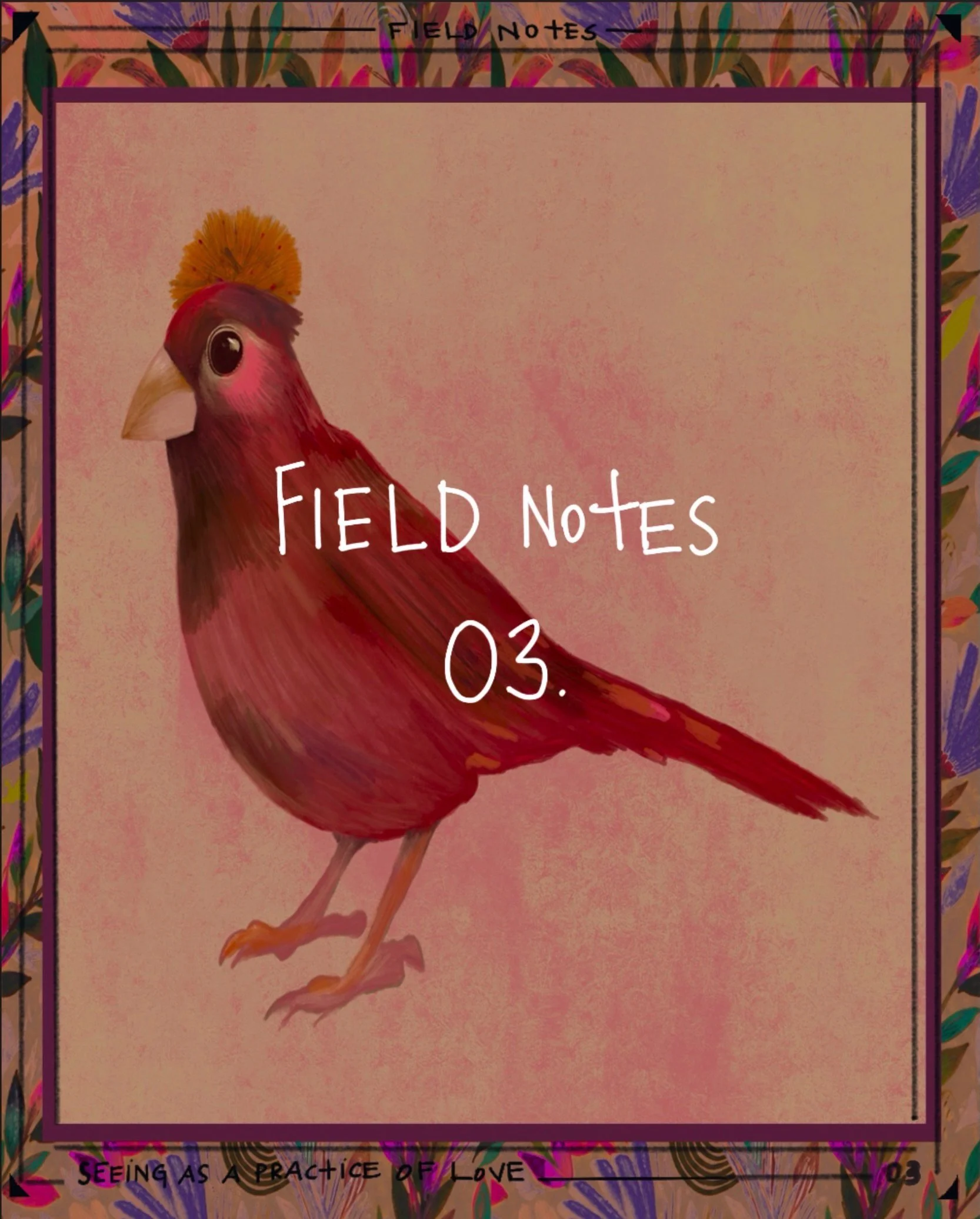 I don&rsquo;t get to choose what arrives, but I can decide what I hold on to-

I am learning to notice what arrives in me before deciding what belongs there.

#danielleduerart #fineartillustration #insightfulart #fieldnotes #printpattern