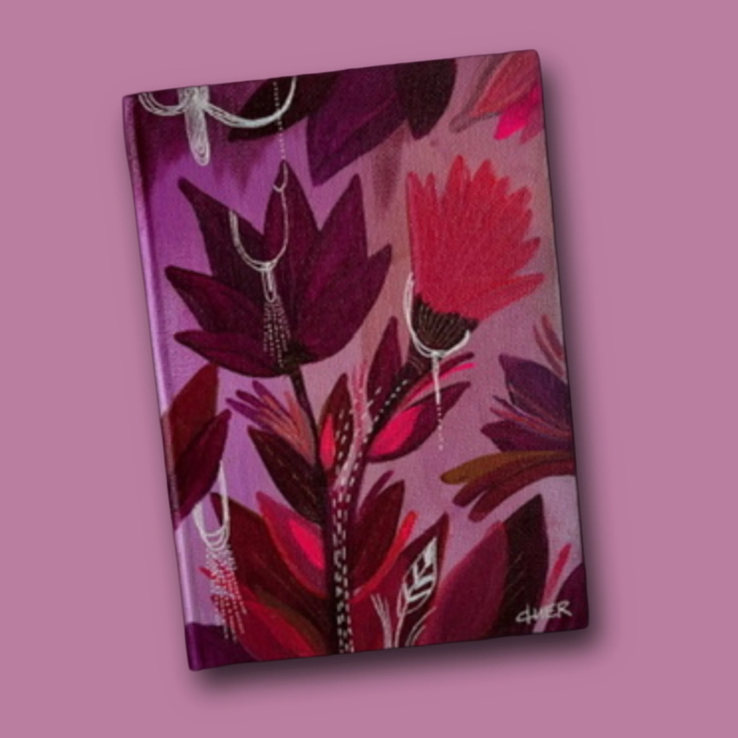 Hand-Painted Journal ( Becoming )