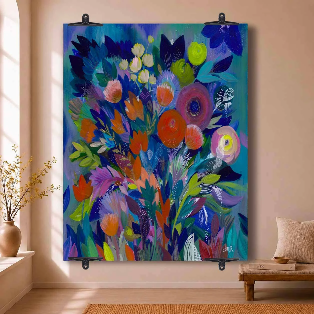 Source - Oversized Canvas Wall Hanging