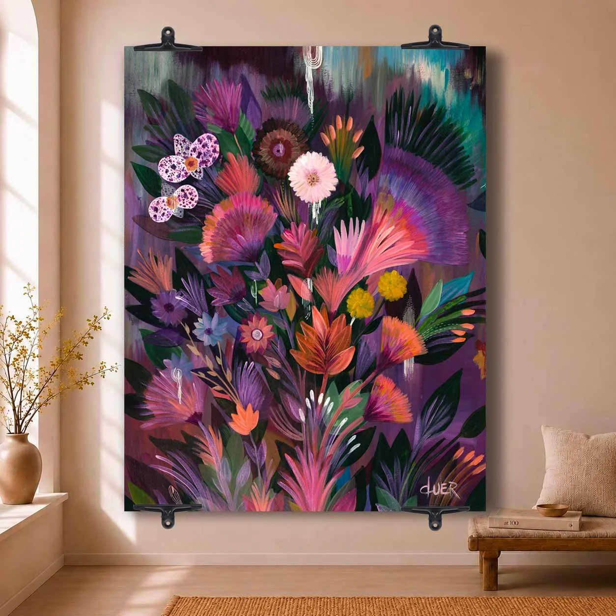 Rebirth - Oversized Canvas Wall Hanging