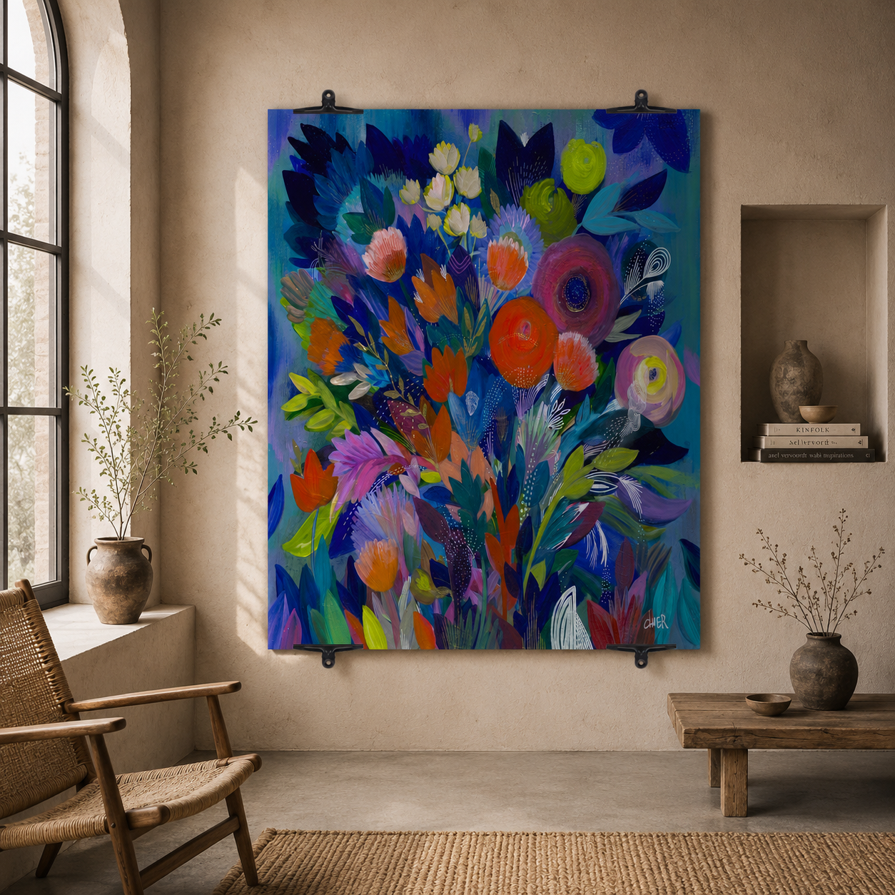 Source - Oversized Canvas Wall Hanging