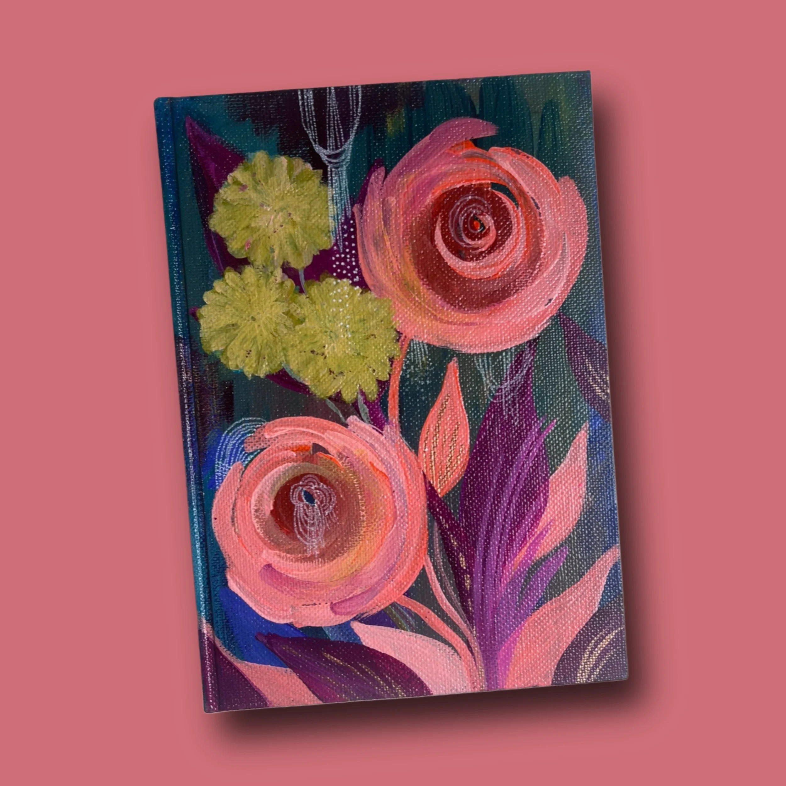 Hand-Painted Journal  (Safe Place)