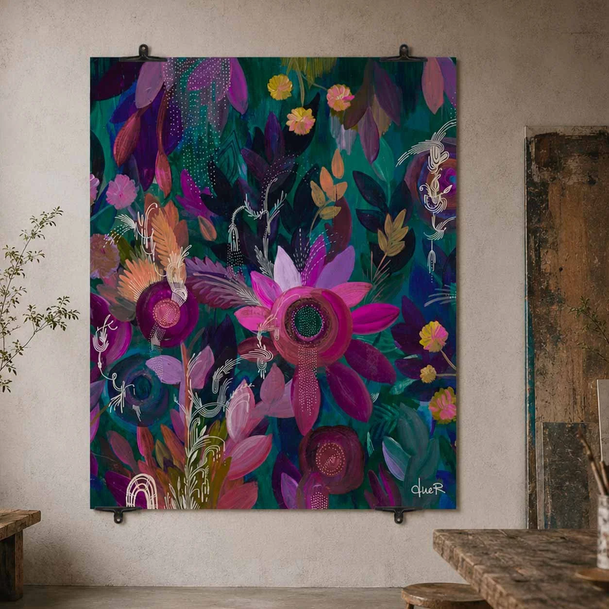 Creation - Oversized Canvas Wall Hanging