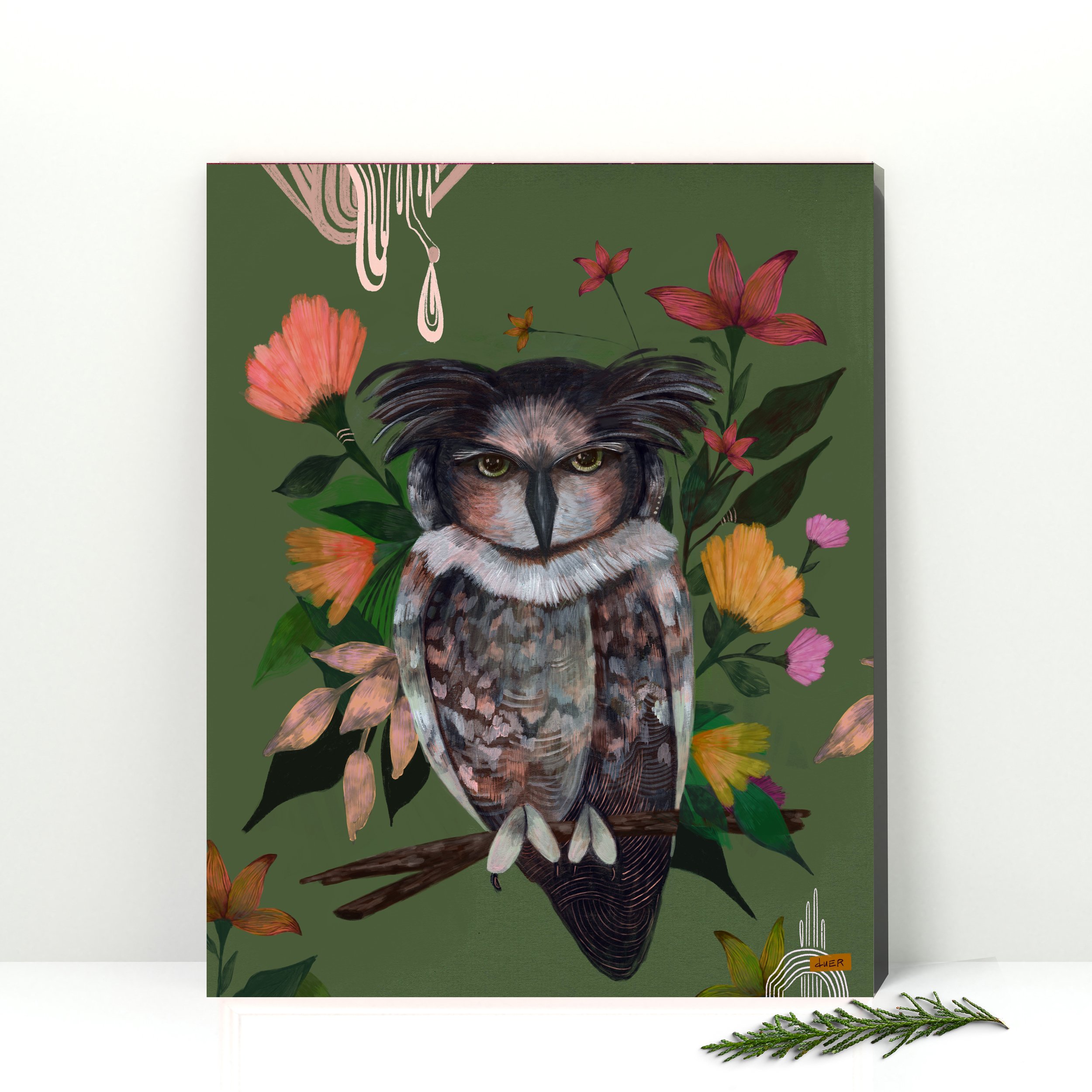 The Owl Observer - Canvas Print