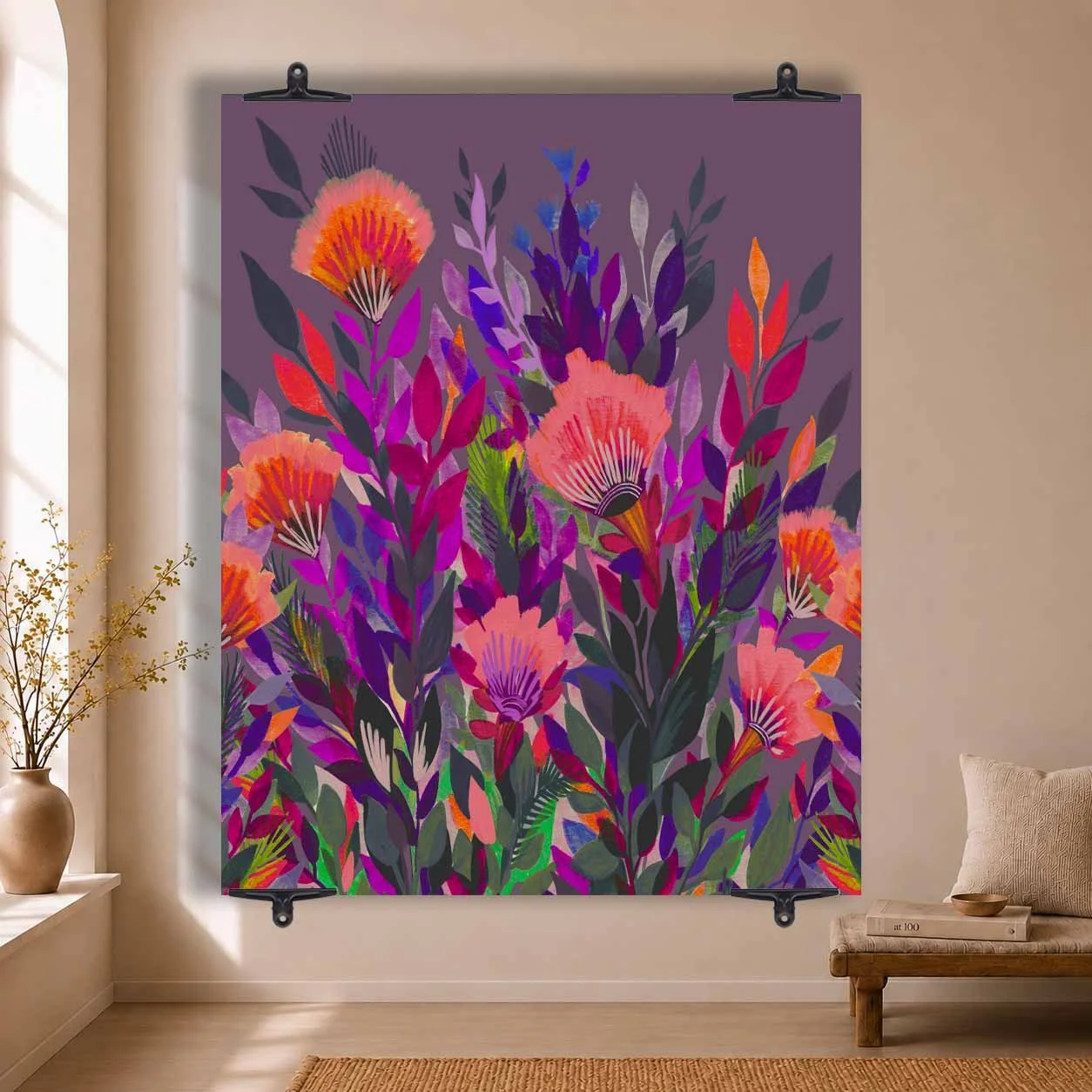 Nurture Oversized Canvas Wall Hanging