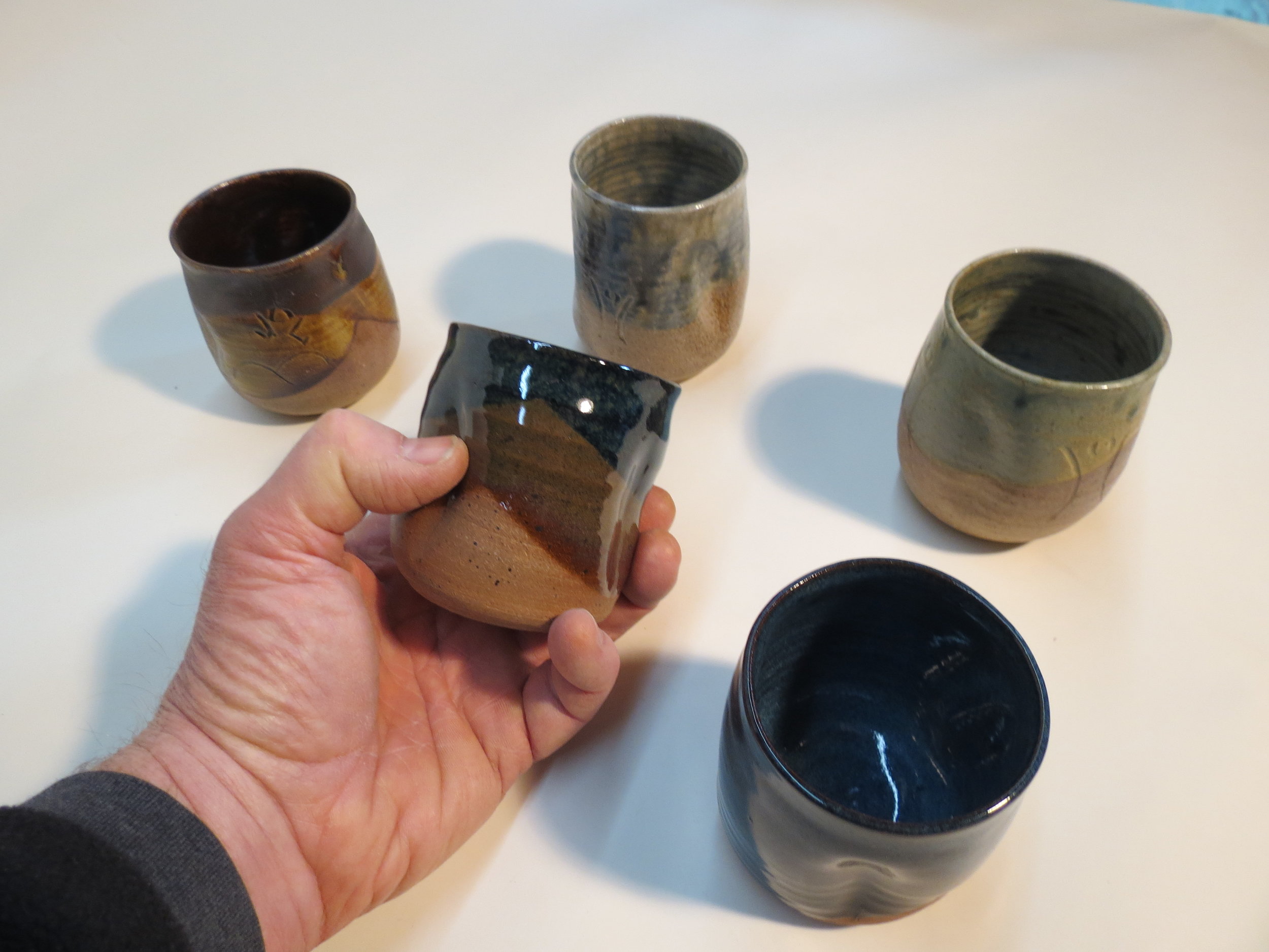  These small cups are great for the beverage of your choice.&nbsp; I use them for anything from water to tea to bourbon. 