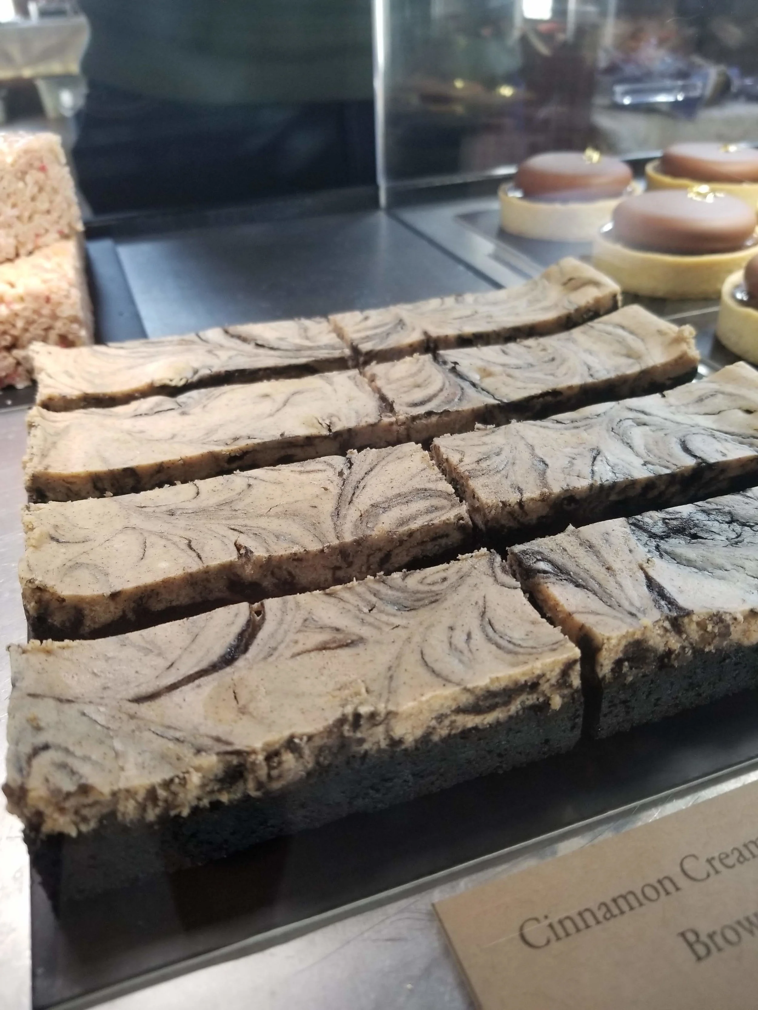 Cinnamon Cream Cheese Brownie