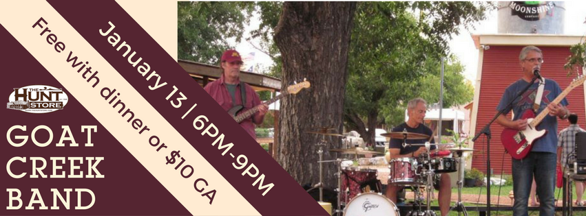 The Goat Creek Band @ The Hunt Store