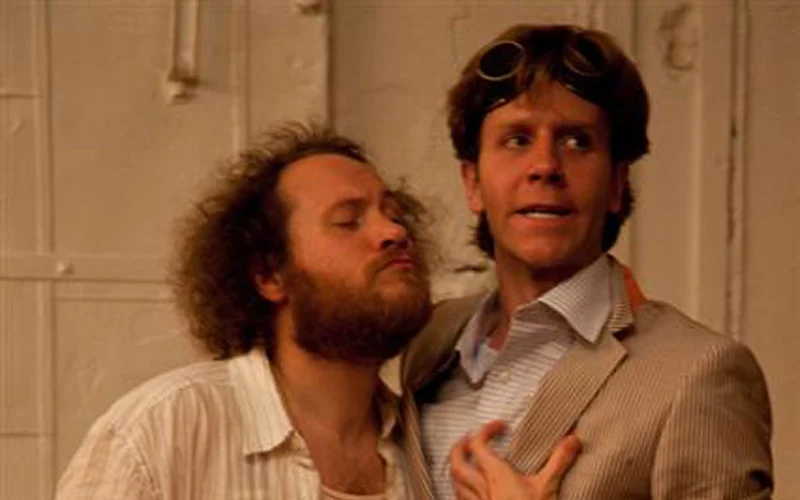 with andy grotelueschen in fiasco theater's "twelfth night." | photo: sheiva rezvani