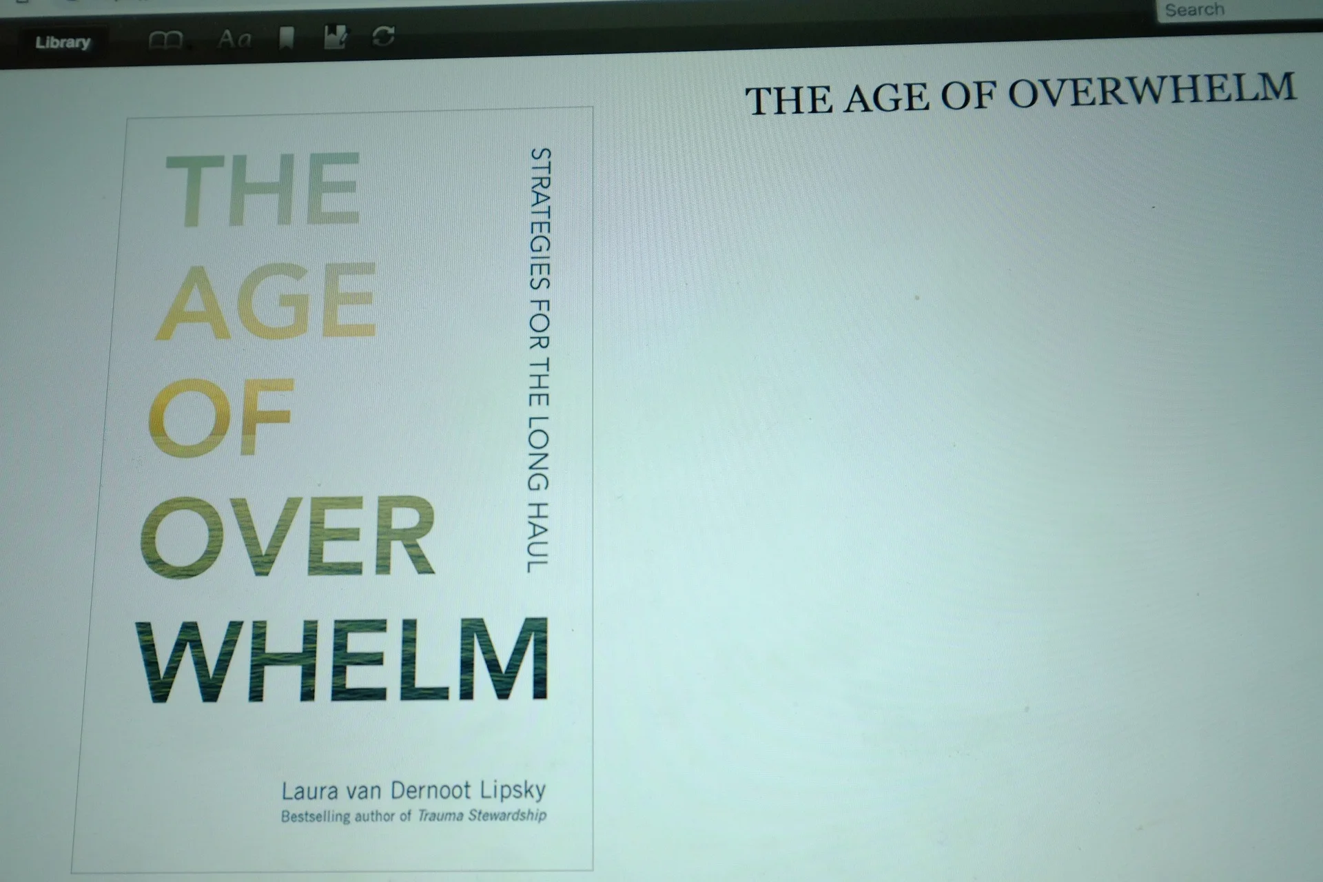 The Age of Overwhelm