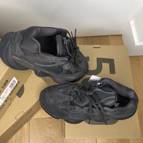 ADIDAS YEEZY 500 "UTILITY BLACK" - Men's Size 7, 9 & 11.5  Olori Swank