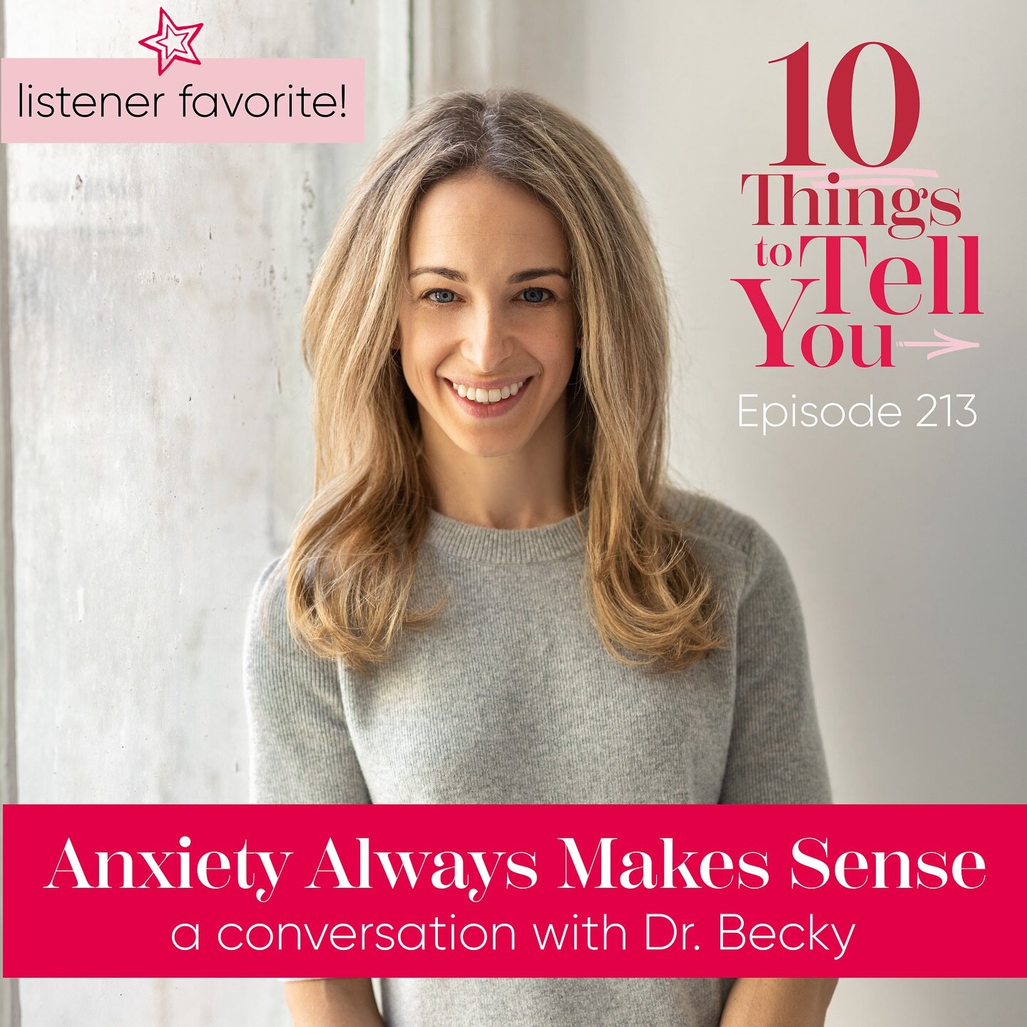 This week we&rsquo;re revisiting one of the most important conversations I&rsquo;ve ever had on microphone. 

Four years ago I stumbled upon a video of @drbeckyatgoodinside talking about how to handle our rising anxieties at the beginning of the pand