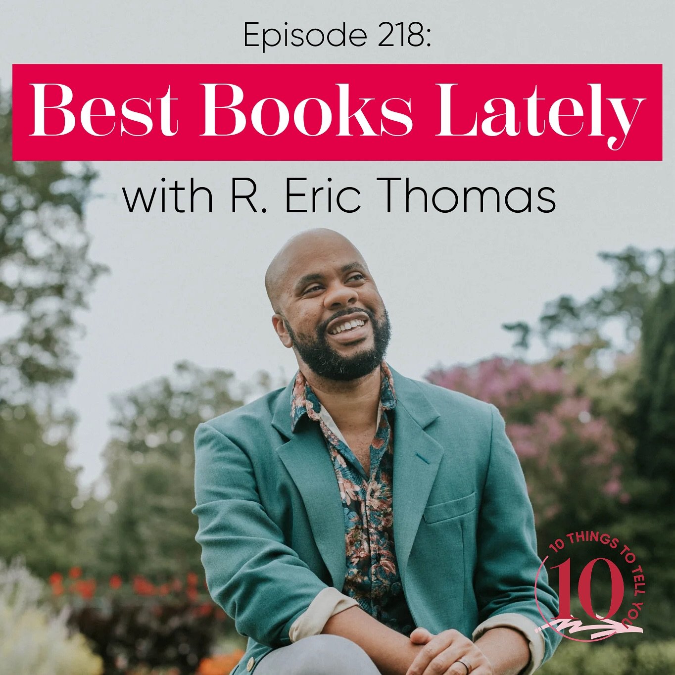 Book episodes are the best!! 🎉 And in this week&rsquo;s episode I am full blown fangirling over my guest @oureric. 

Eric is an author and playwright and tv writer and I have loved reading his words for years. His latest book is called Congratulatio
