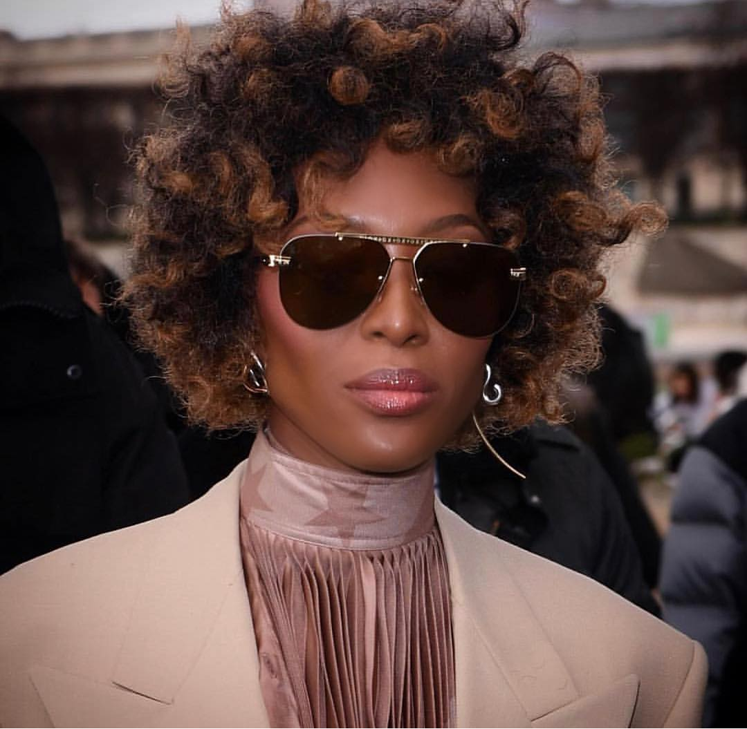 Beauty Look Naomi Campbell Natural Hair Marian K