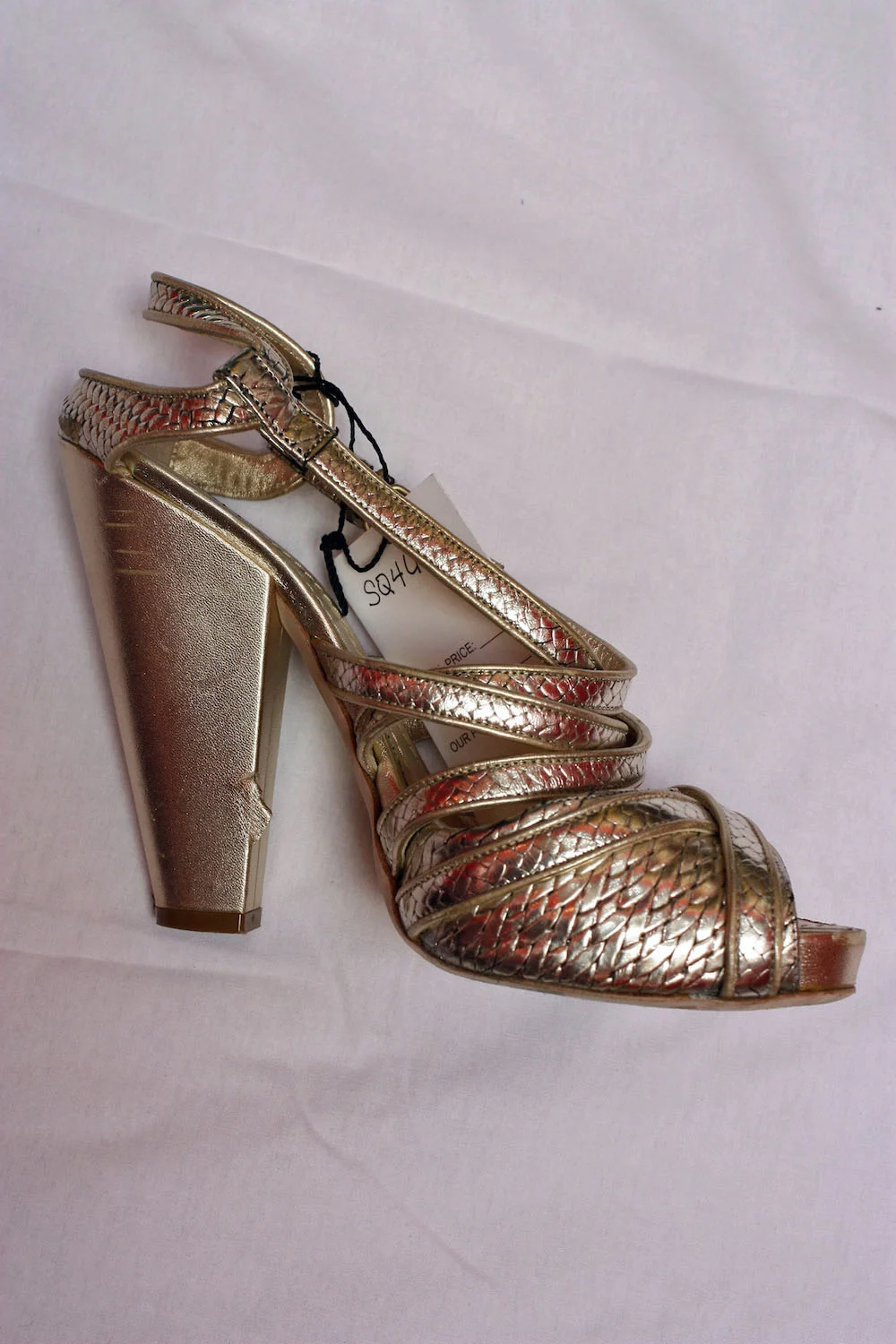givenchy gold heels side view.JPG