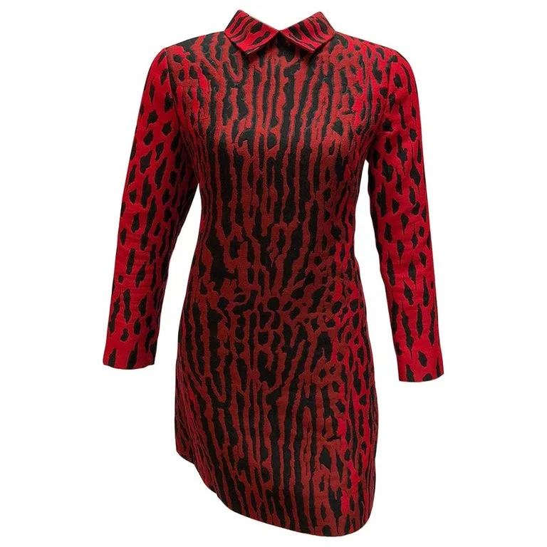 Valentino Leopard Print Shift Dress — Entre Nous Showroom