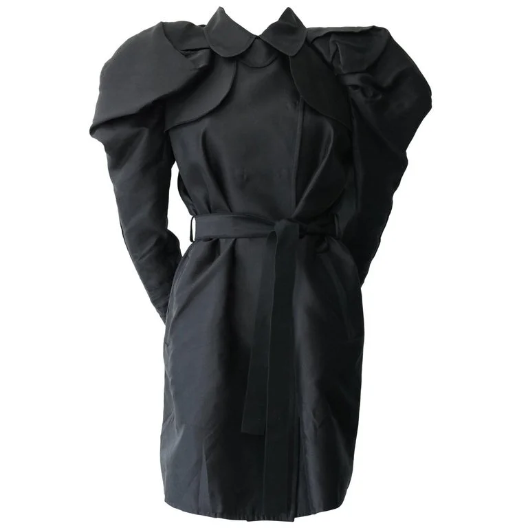 Dolce &amp; Gabbana Black Trench Coat 
