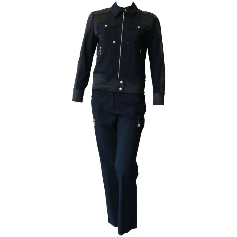 Christian Dior Navy Blue Ensemble
