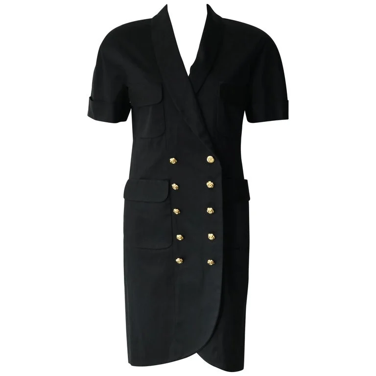 Chanel Black Suit Dress