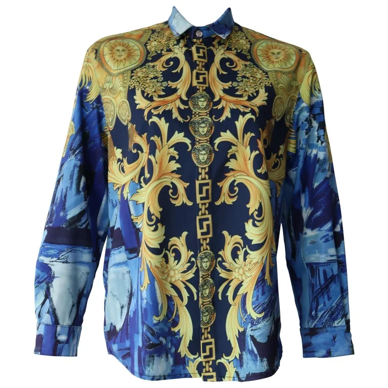 Versace Button Up Blouse