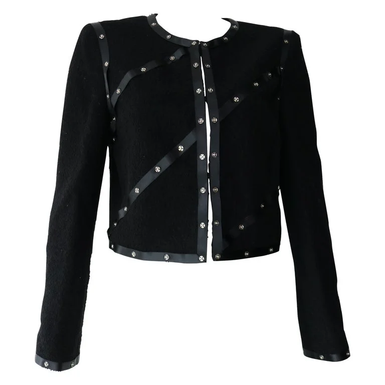 Chanel Black Embellished Jacket