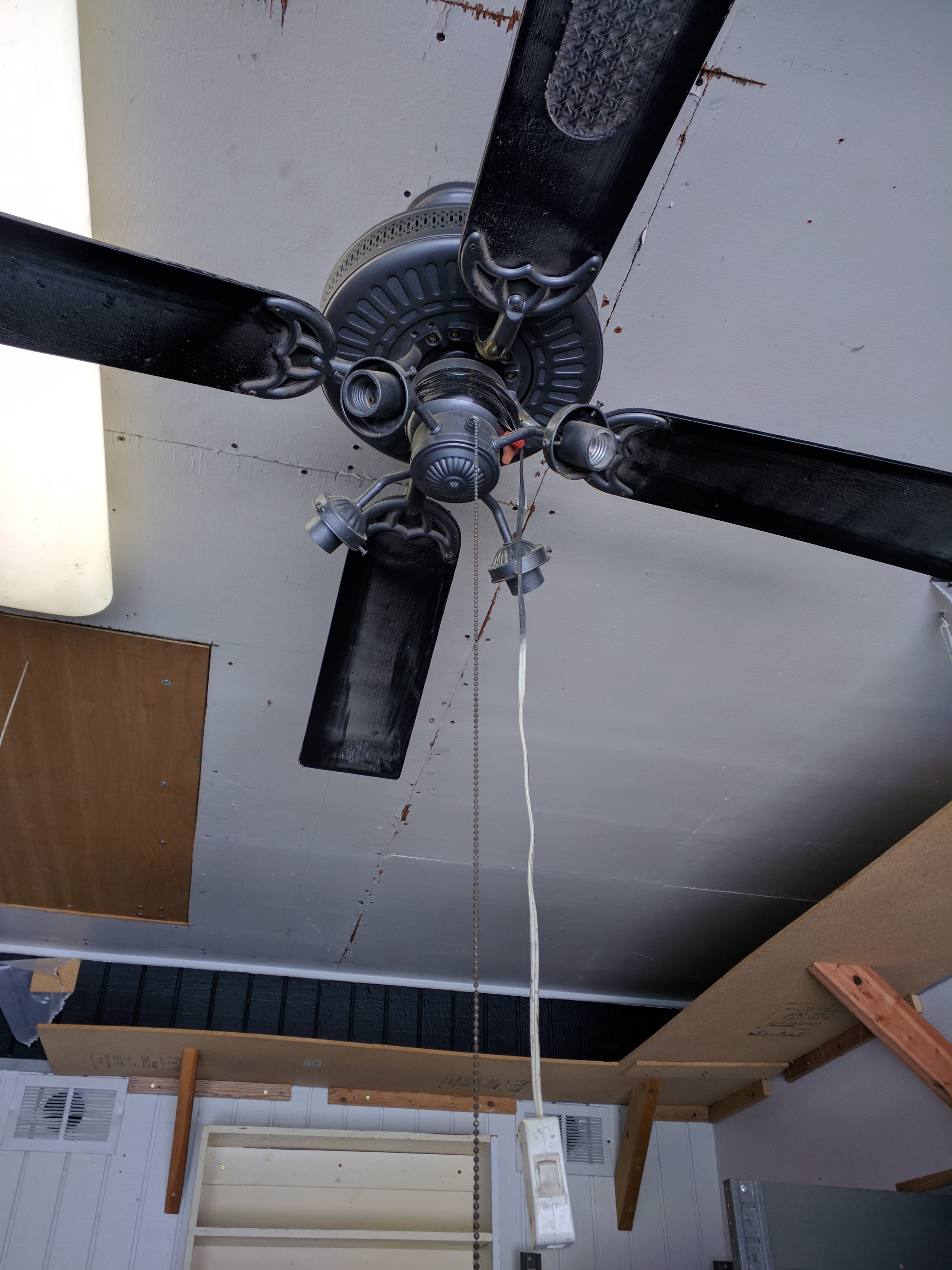 How NOT To Wire a Ceiling Fan