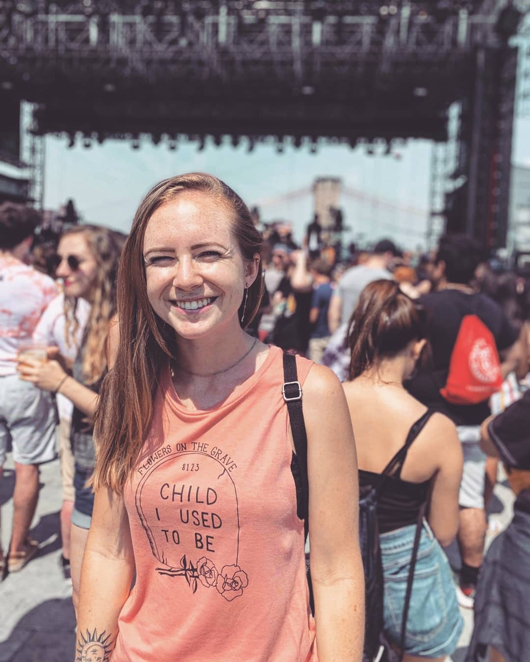 2019 Developed design and hand screen printed graphic on tank top