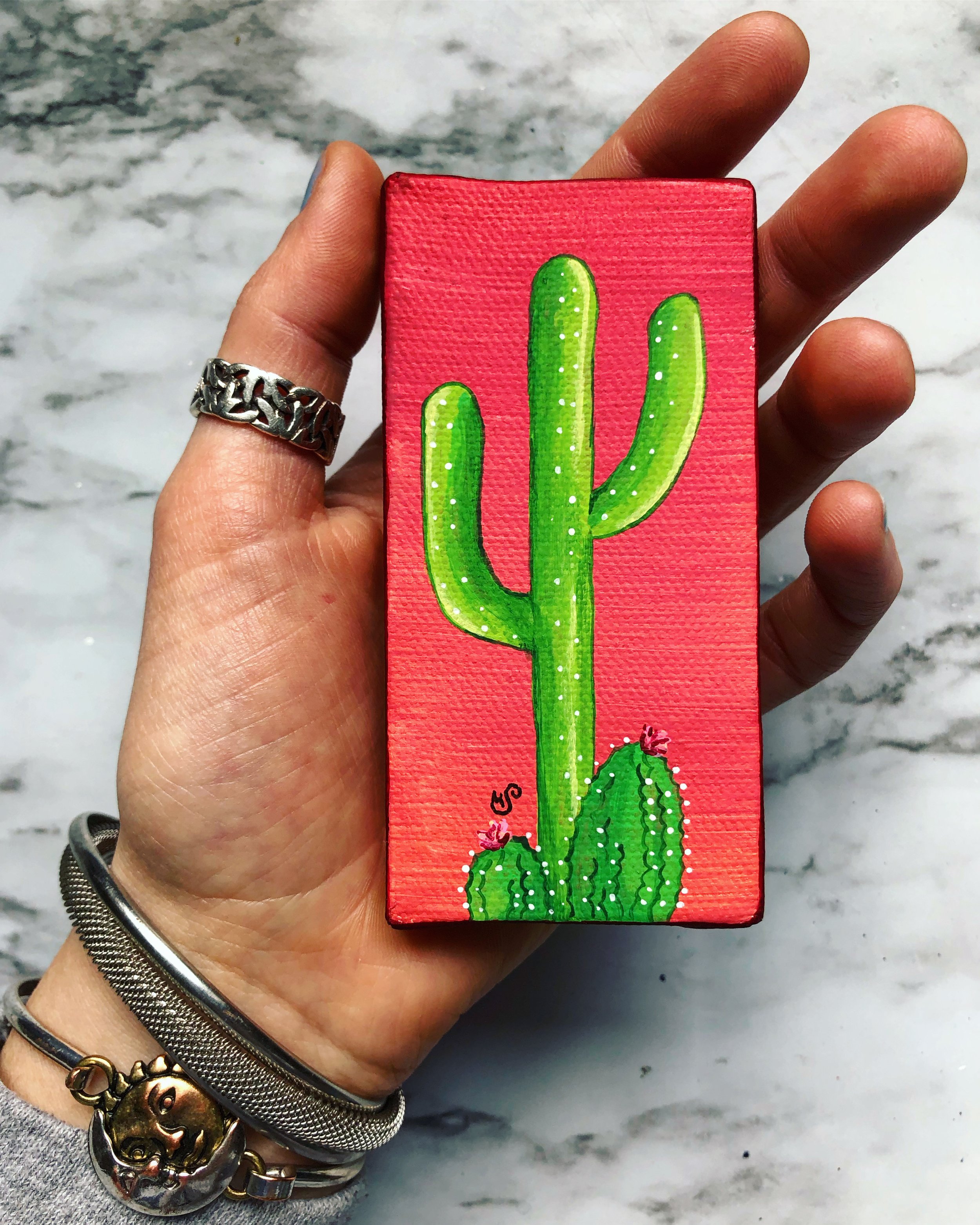 2021 Acrylic painting on small canvas